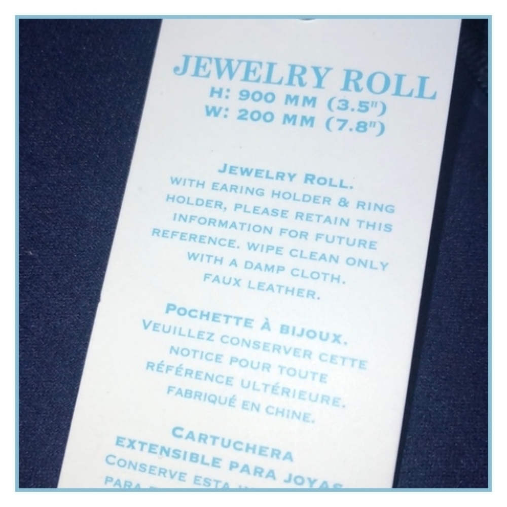 Draper James Blue Floral Travel Jewelry Ro… - Picture 5 of 11